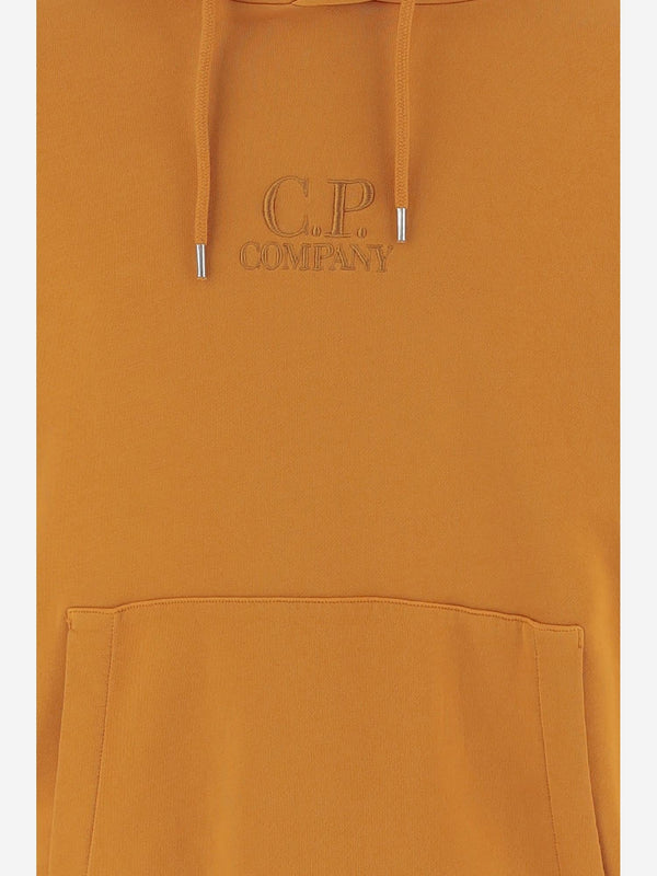 Cotton Sweatshirt With Logo Orange Sweatshirts