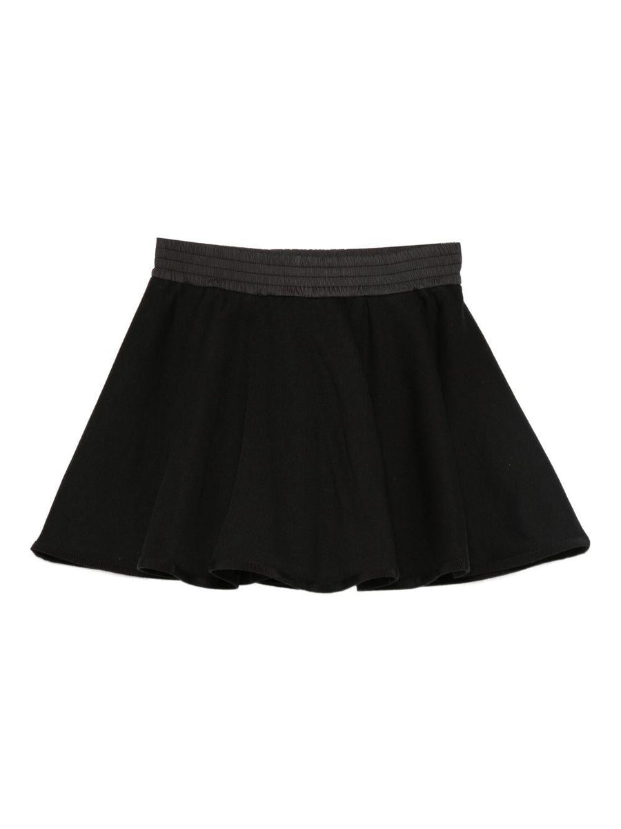 Girls Skirt Black Cotton