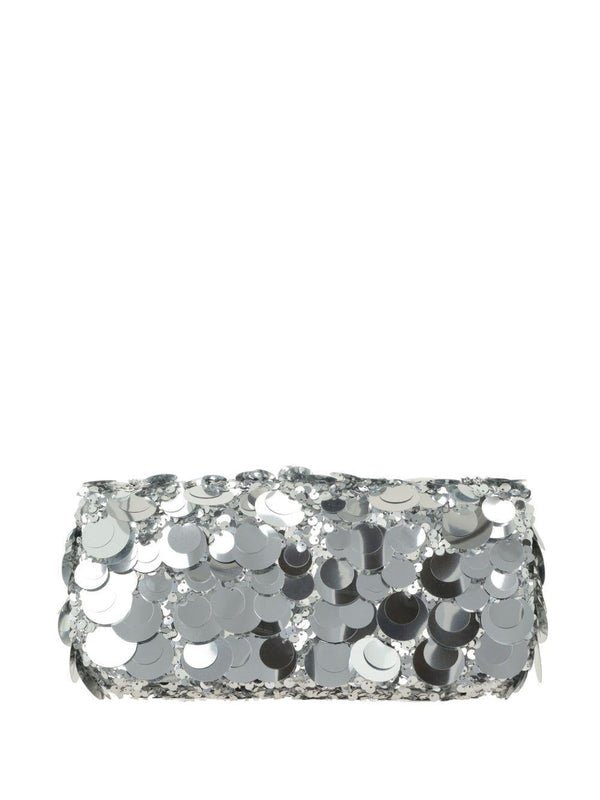 Baguette Shoulder Bag Sparkle Silver