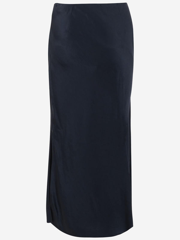 Skirt Long Acetate Navy Dark Naia Re-new