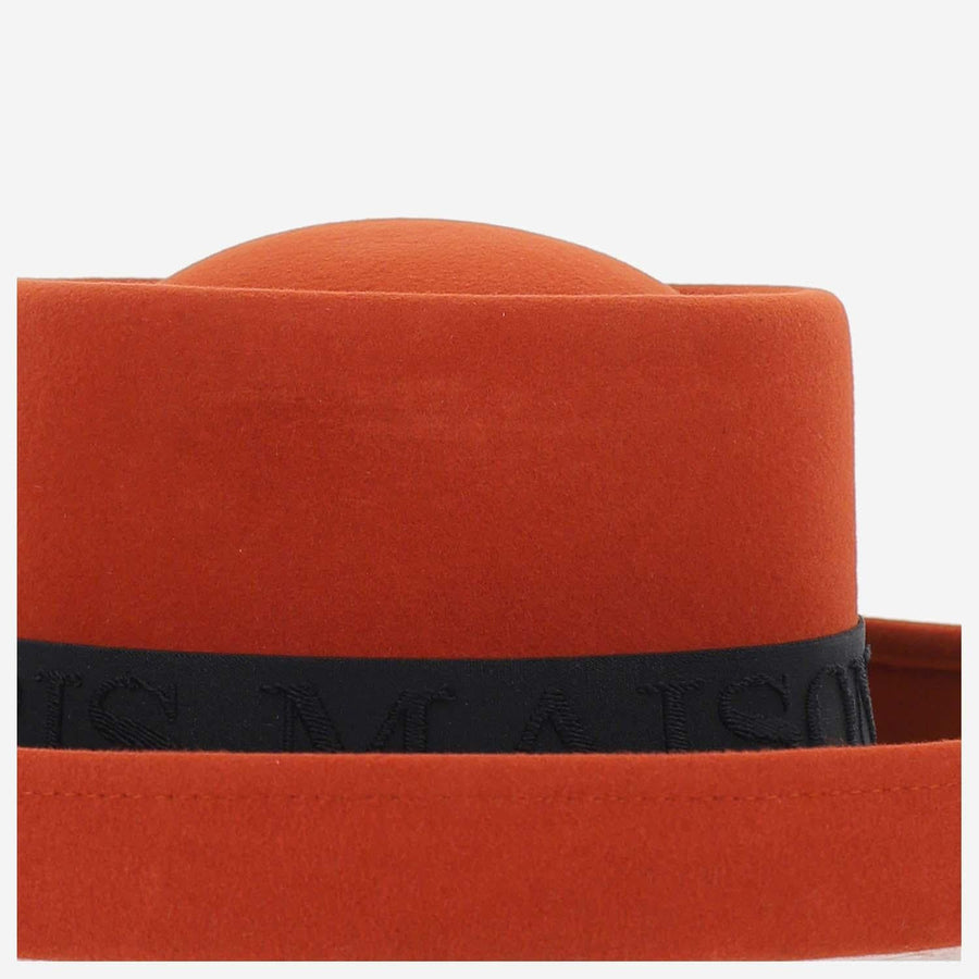 Hat Sonjador Orange Rabbit Felt