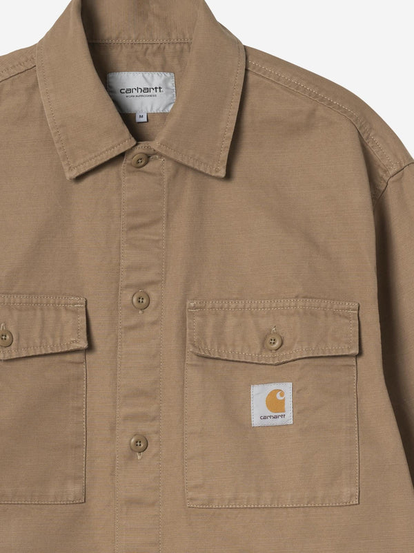 Shirt Kelly Brown Cotton Cooper Twill