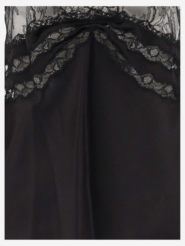 Fluid Viscose Blend Top Black Polyamide Tops