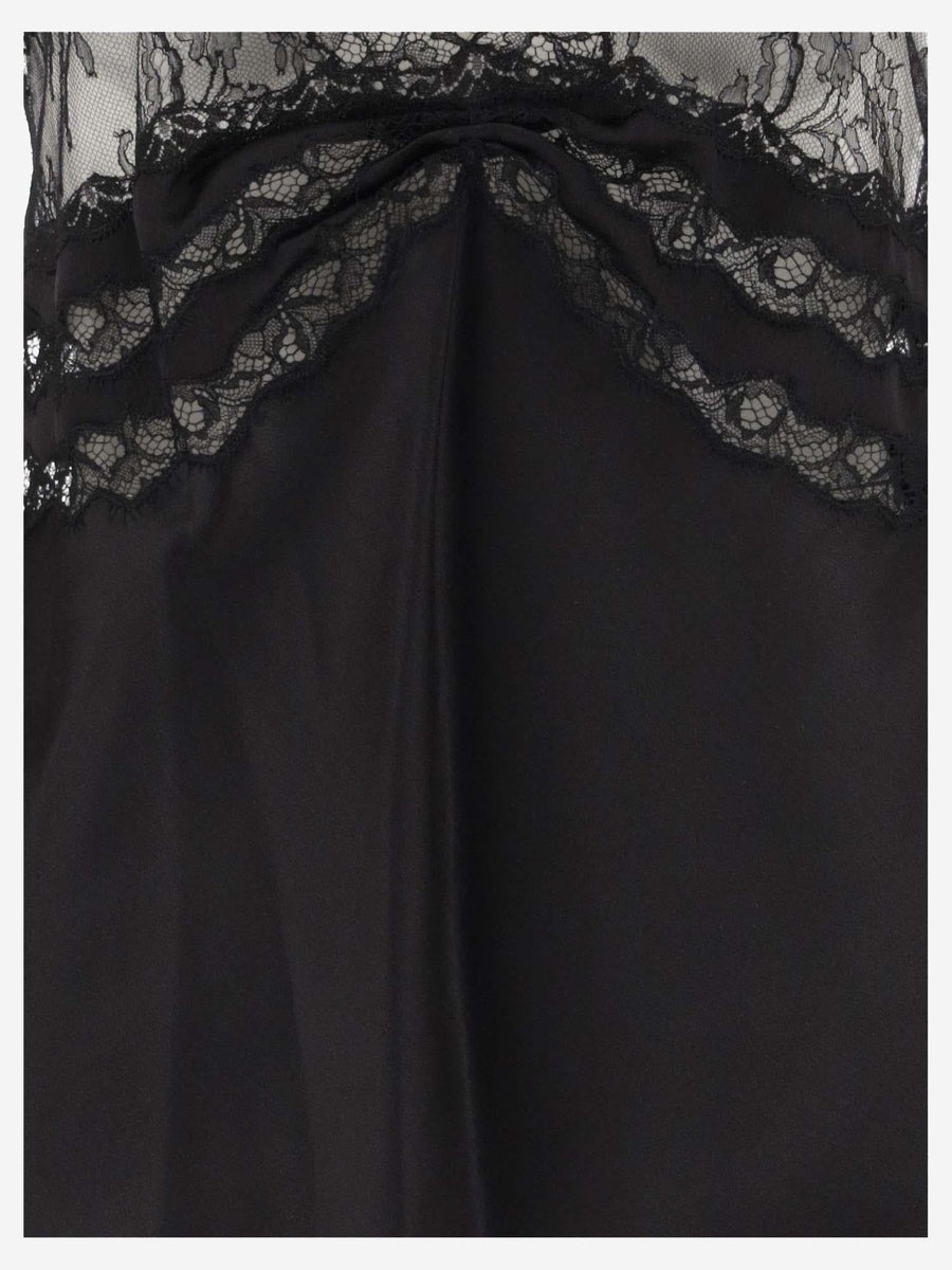Fluid Viscose Blend Top Black Polyamide Tops