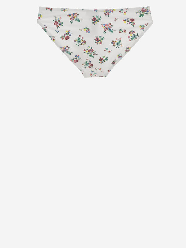 Floral Print Bikini Bottoms Shell: Polyamide Swimwear