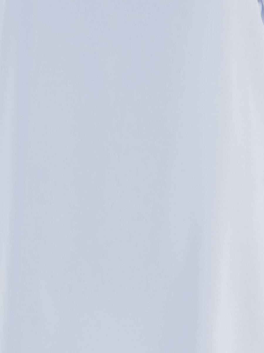 Stretch Silk T-Shirt With Side Slits Light Blue T-shirts & Jerseys