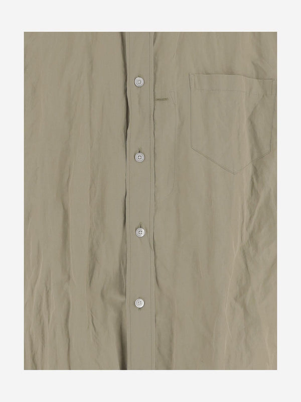 Shirt Cotton-Blend Khaki