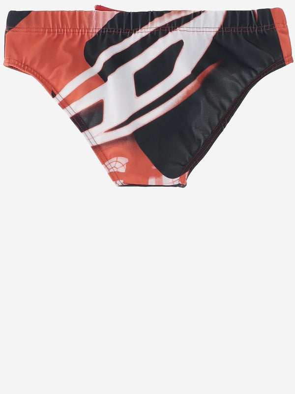 Swim Trunks Milondy Stretch Nylon Red Polyester Shorts &
