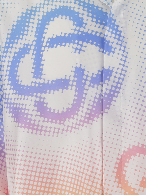 Silk Shirt With Graphic Print