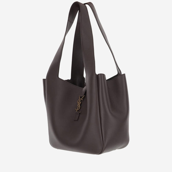 Le 5 À 7 Bea Shoulder Bag Dark Brown Calf