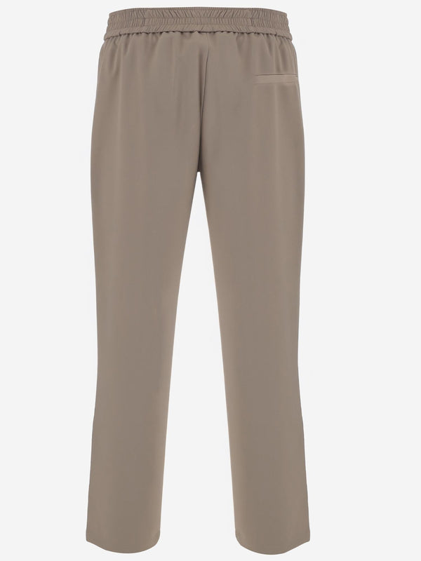 Mens Trousers Natural Polyester