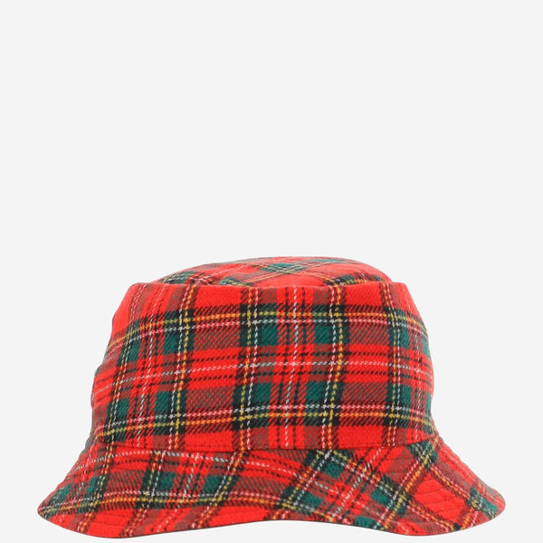 Reversible Bucket Hat Green Wool