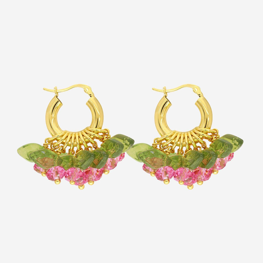 Earrings Mini Rose Fields Forever Multicolour