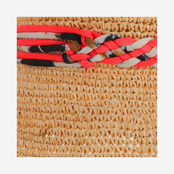 Bucket Hat Axel Raffia Multicolour