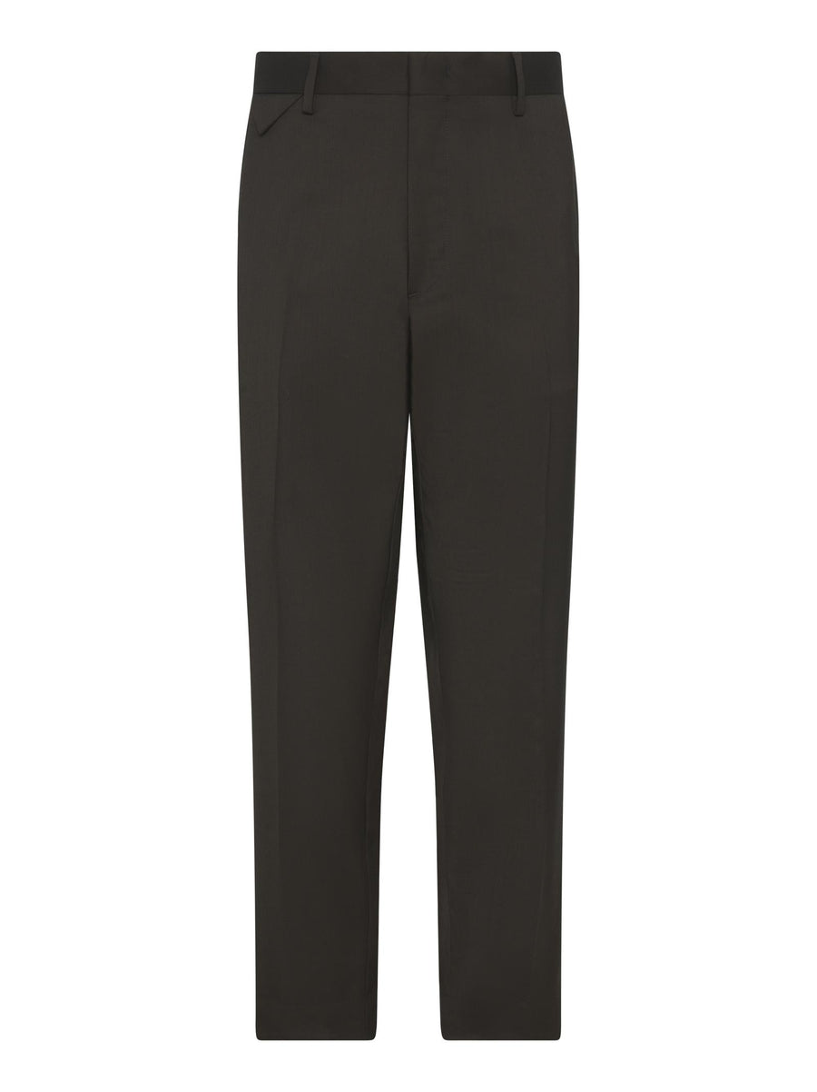Trousers Brown Wool Blend