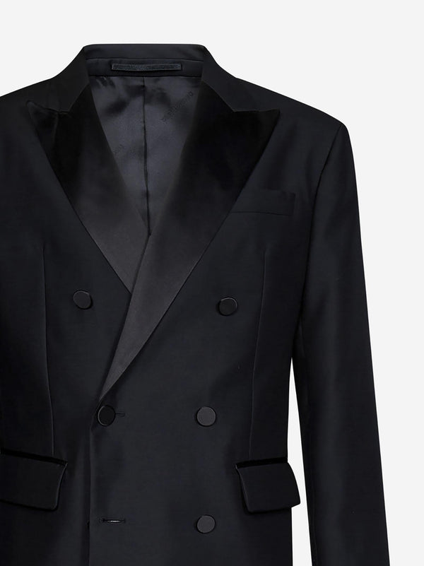 Suit Chicago Black Virgin Wool Suits