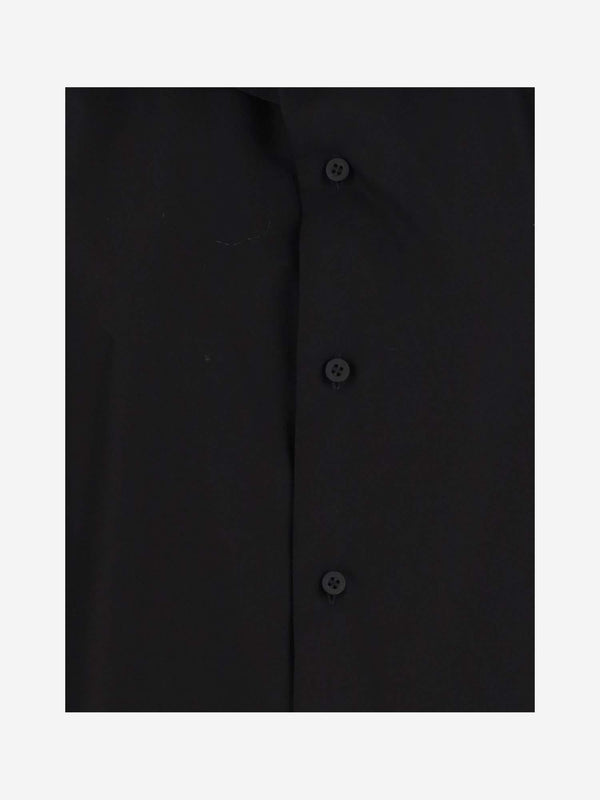 Cotton Chemisier Dress Black