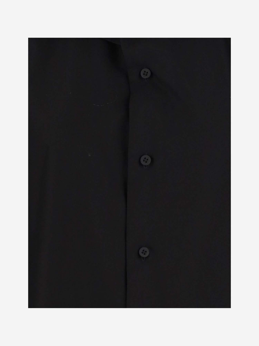 Cotton Chemisier Dress Black