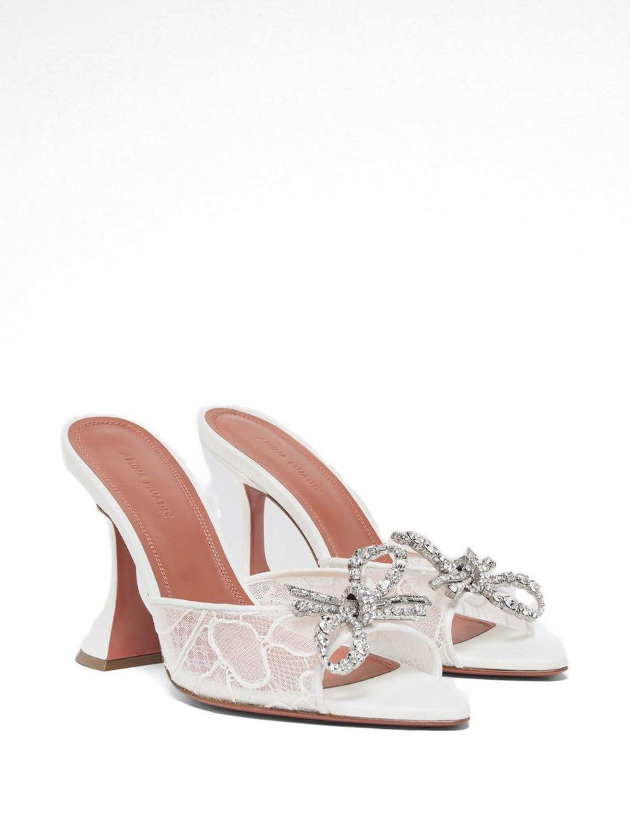 Sandals Rosie Lace Slipper 95 White Fabric