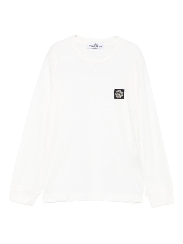 Stone Island Junior T-Shirt White Cotton T-shirts