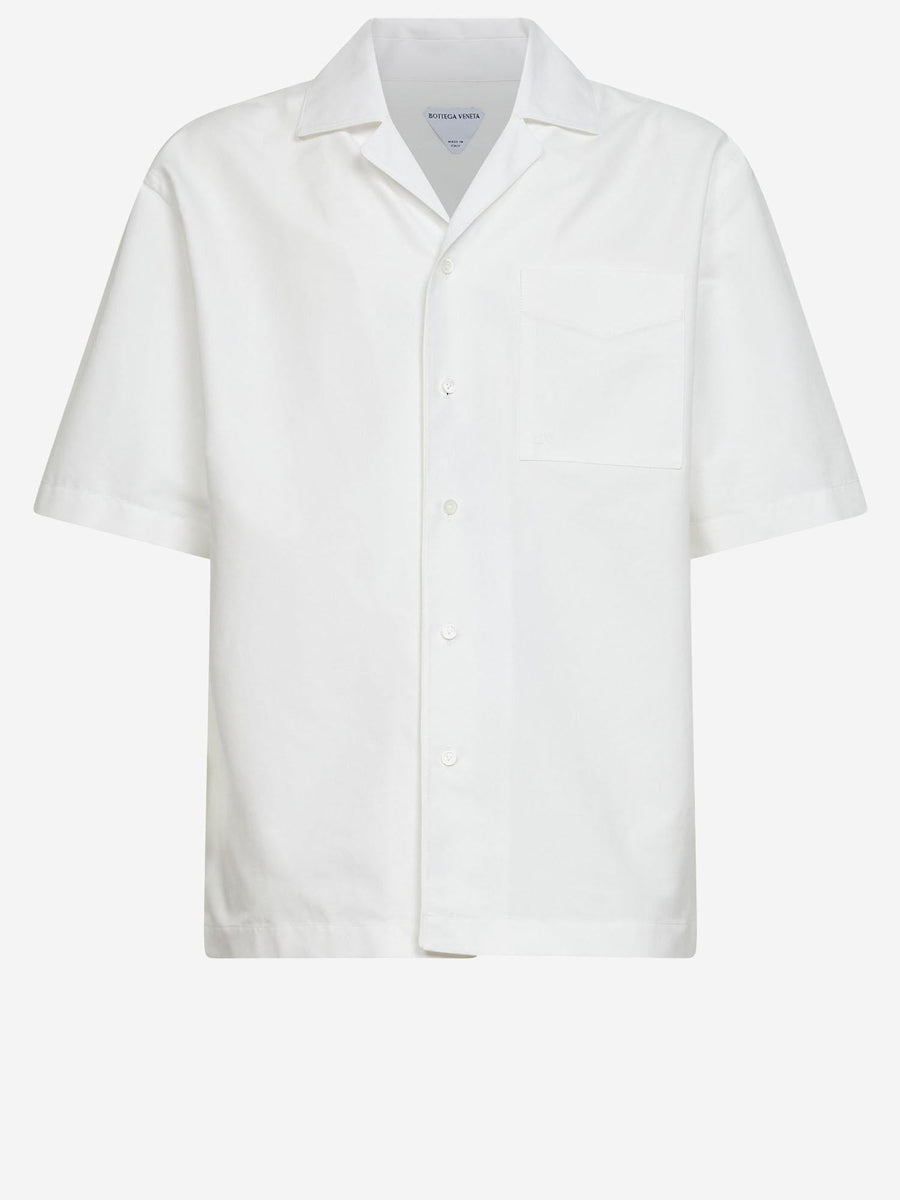 Bowling Shirt Cotton Poplin White