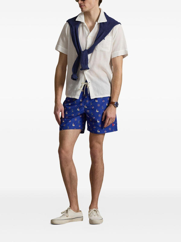 Swim Shorts Traveller 14.5 Cm Blue Polyester Suits