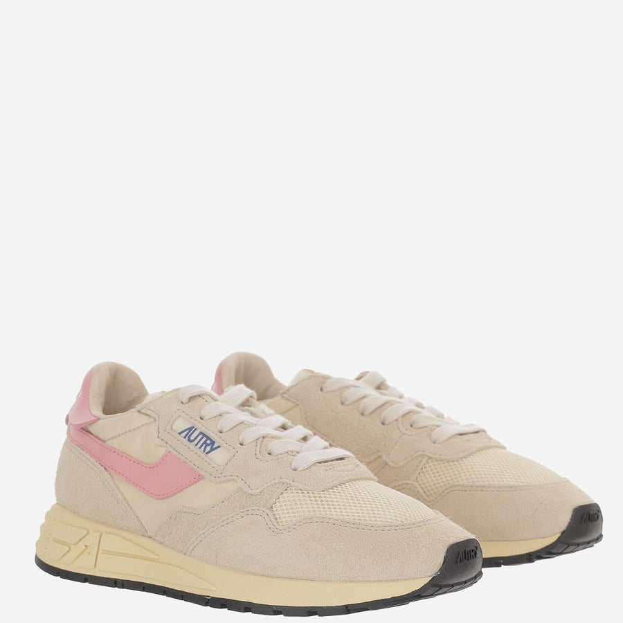 Sneakers Reelwind Pink Leather Trainers