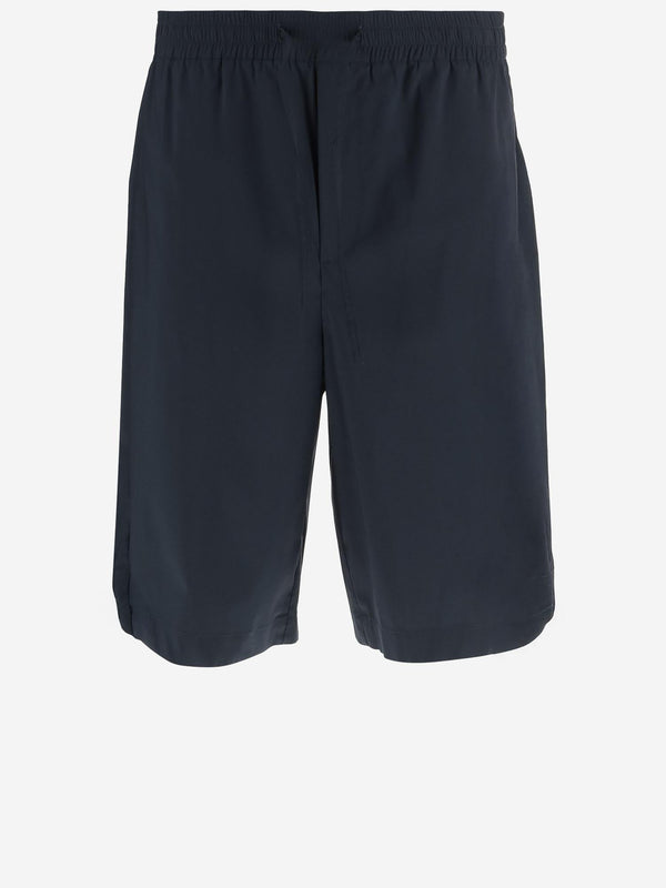 Cotton Blend Shorts Navy