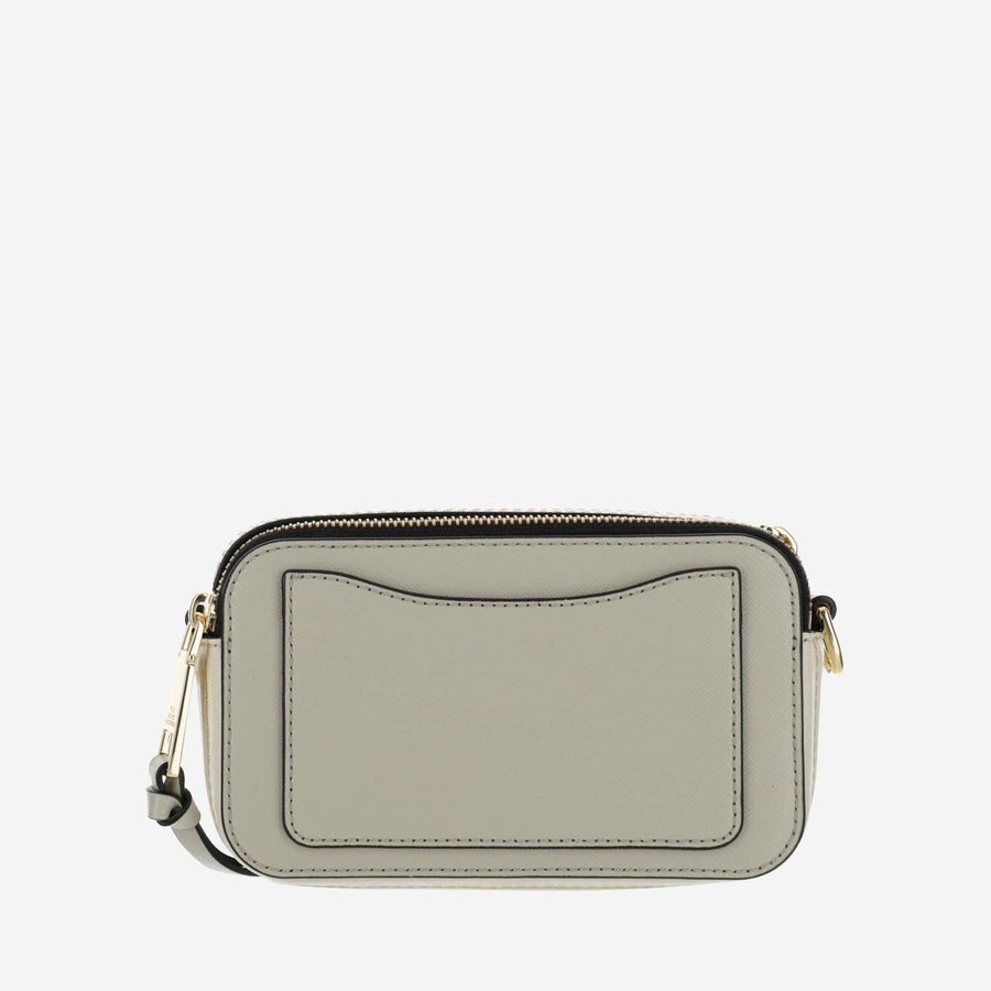 Snapshot Camera Bag With Gold Hardware Beige Leather Satchels & Cross Body