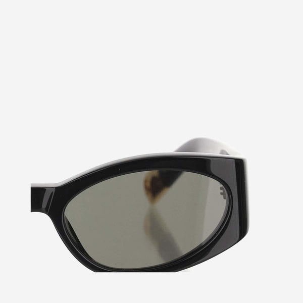Sunglasses Les Lunettes Ovalo Black Nylon