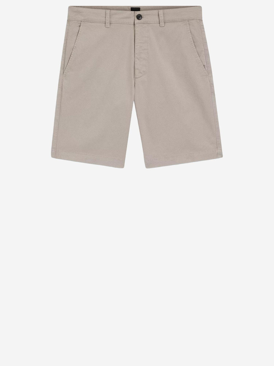 Shorts Stretch Cotton Beige