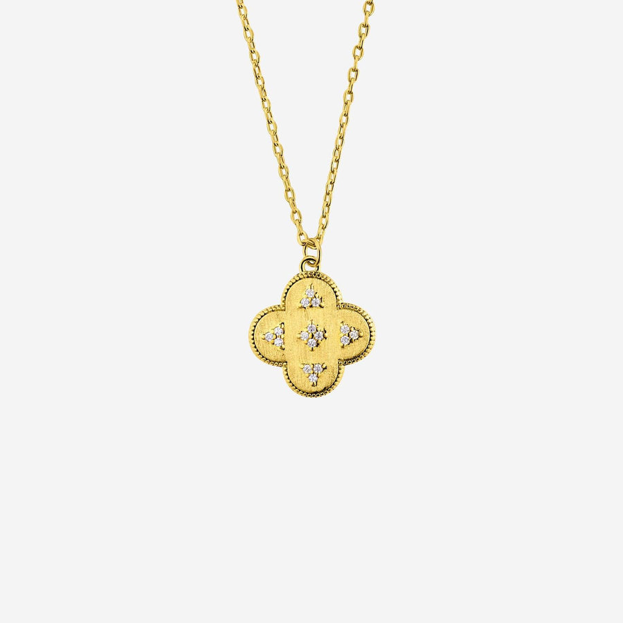 Necklace Lucky Gold-Plated Brass
