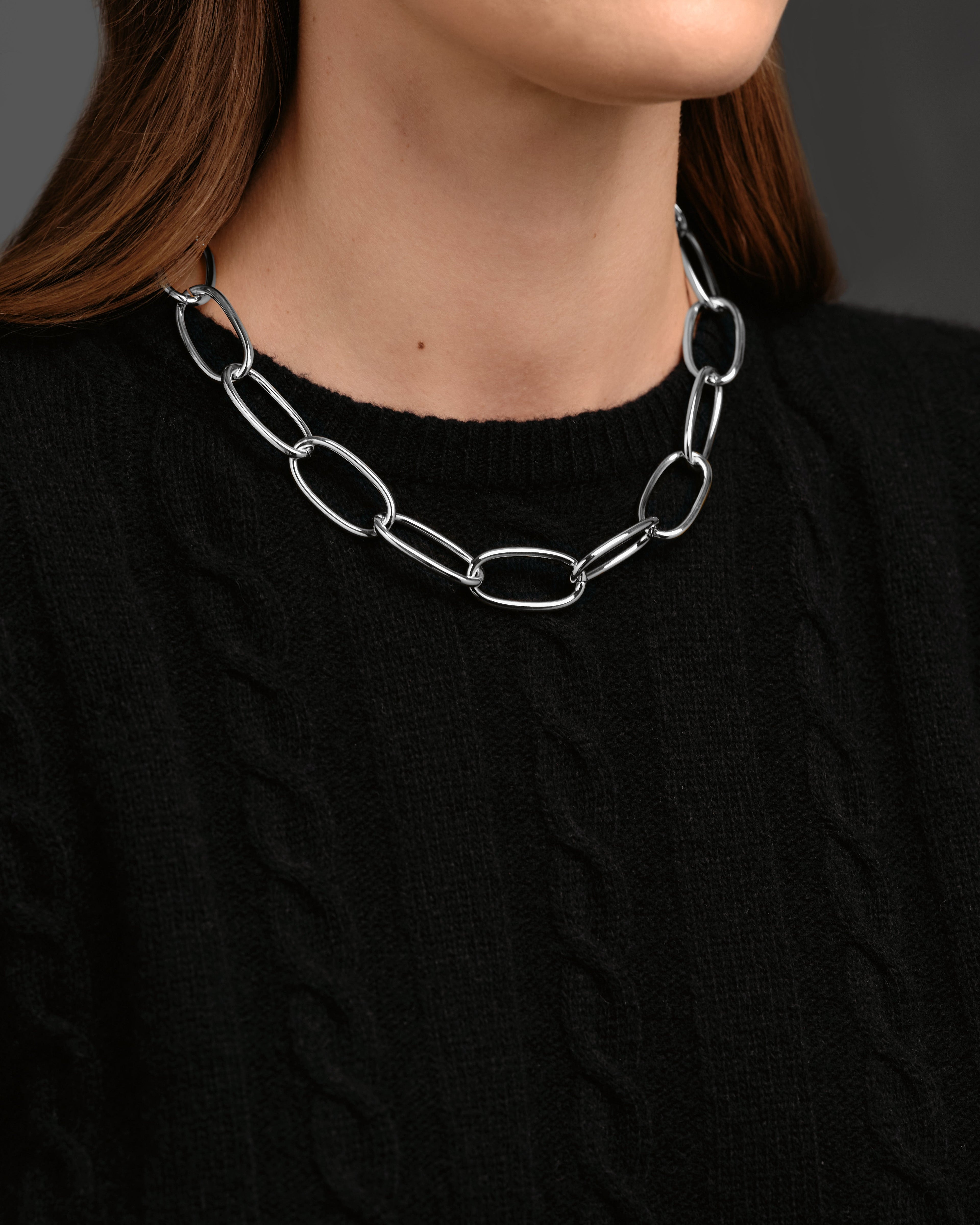 Lace Bolt Silver __single__ Necklaces
