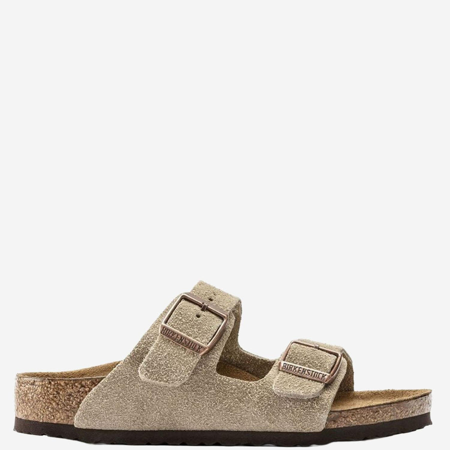 Sandals Arizona Suede Beige Leather