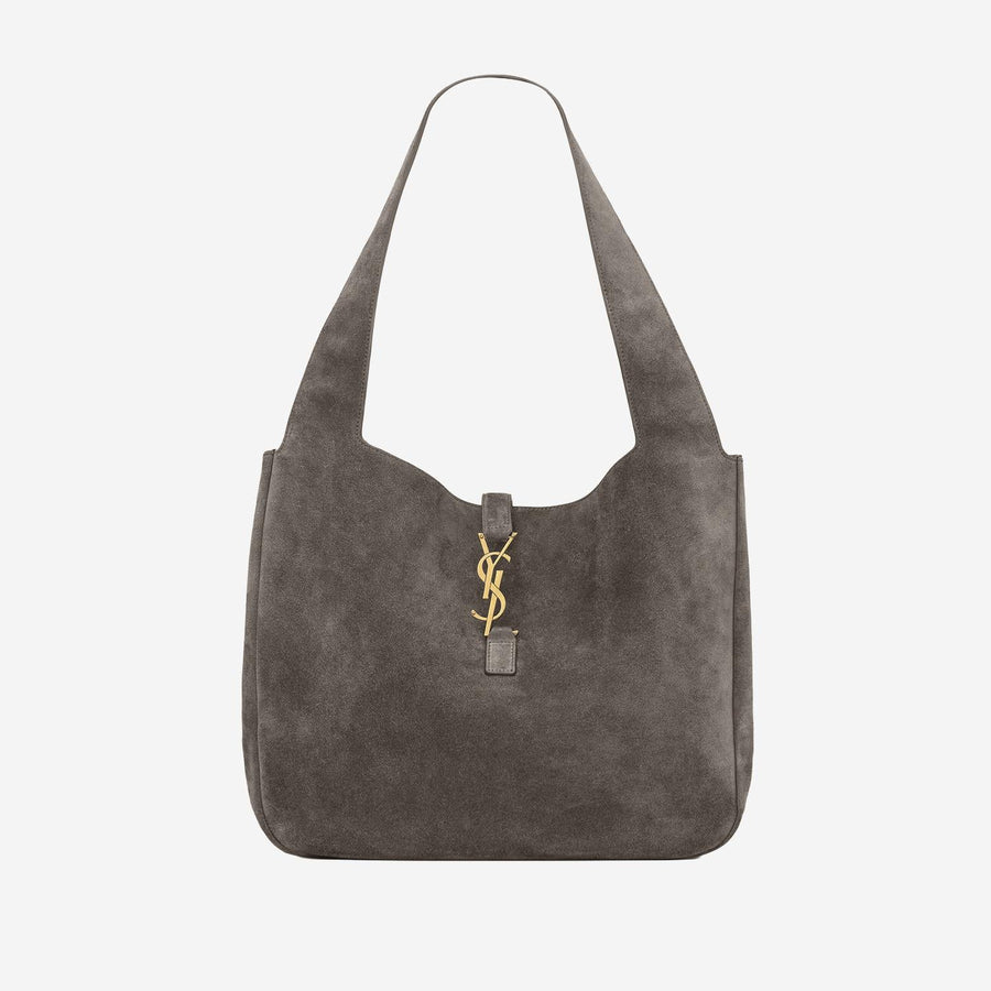 Le 5 À 7 Bea Suede Bag Gray Shoulder