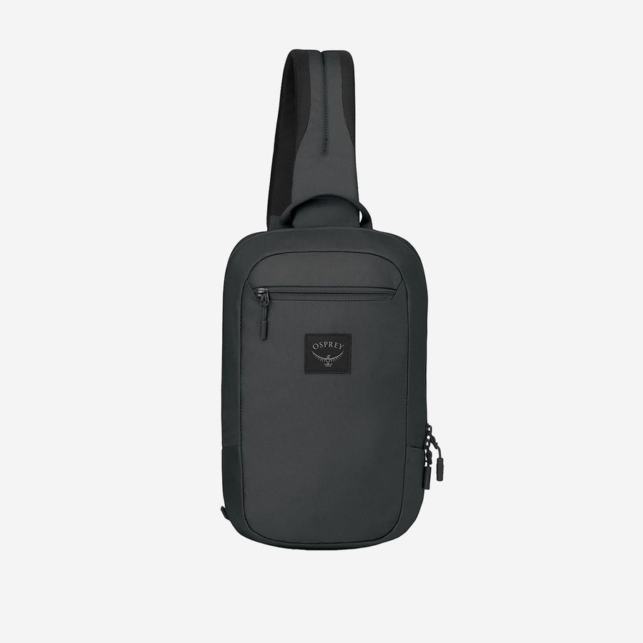Sling Pack With Practical Features Black Nylon Handbags