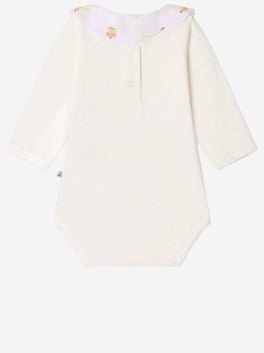Cotton Bodysuit Ivory Organic Babygrow Sets