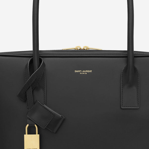 Sac De Jour Leather Trunk Bag Black Shoulder