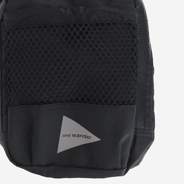 Cross-Body Bag Black Polyester Shoulder