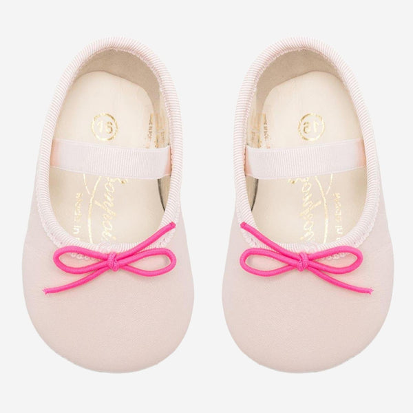 Leather Mary Jane Flats Pink