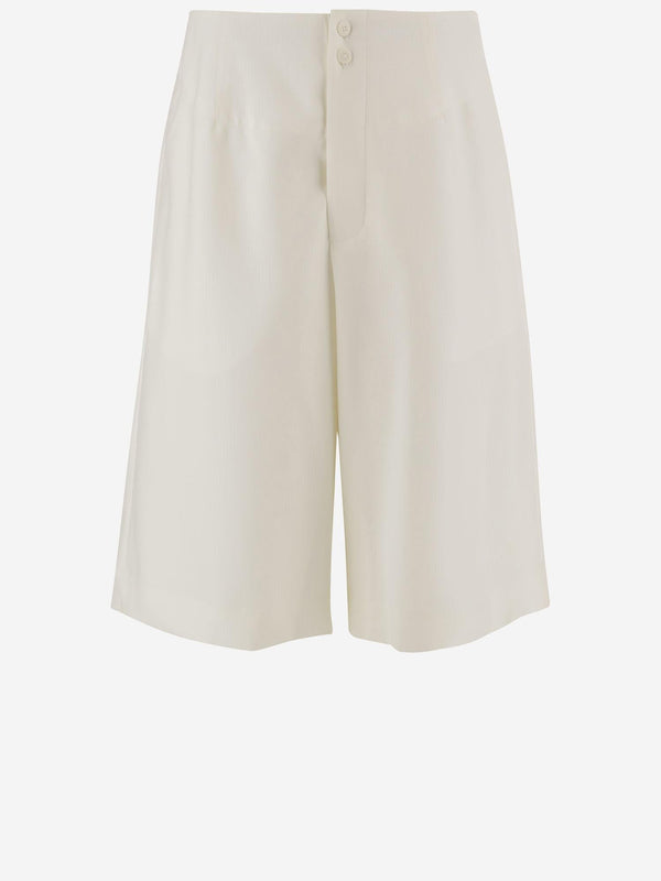 Short Trousers Moisson White Wool