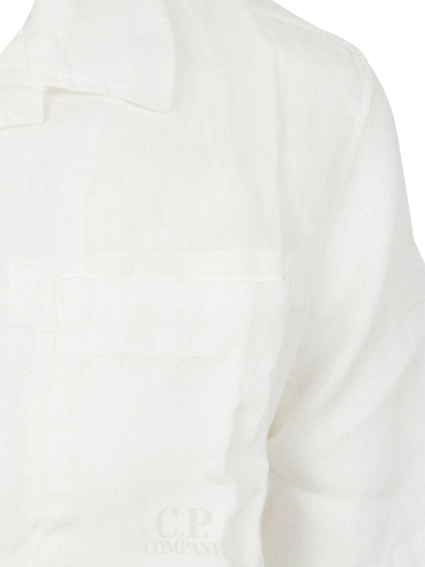 Shirt White Linen
