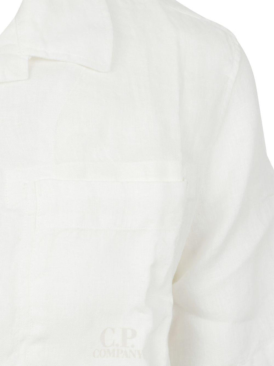 Shirt White Linen