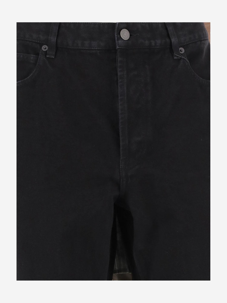 Cotton Pants Black Trousers