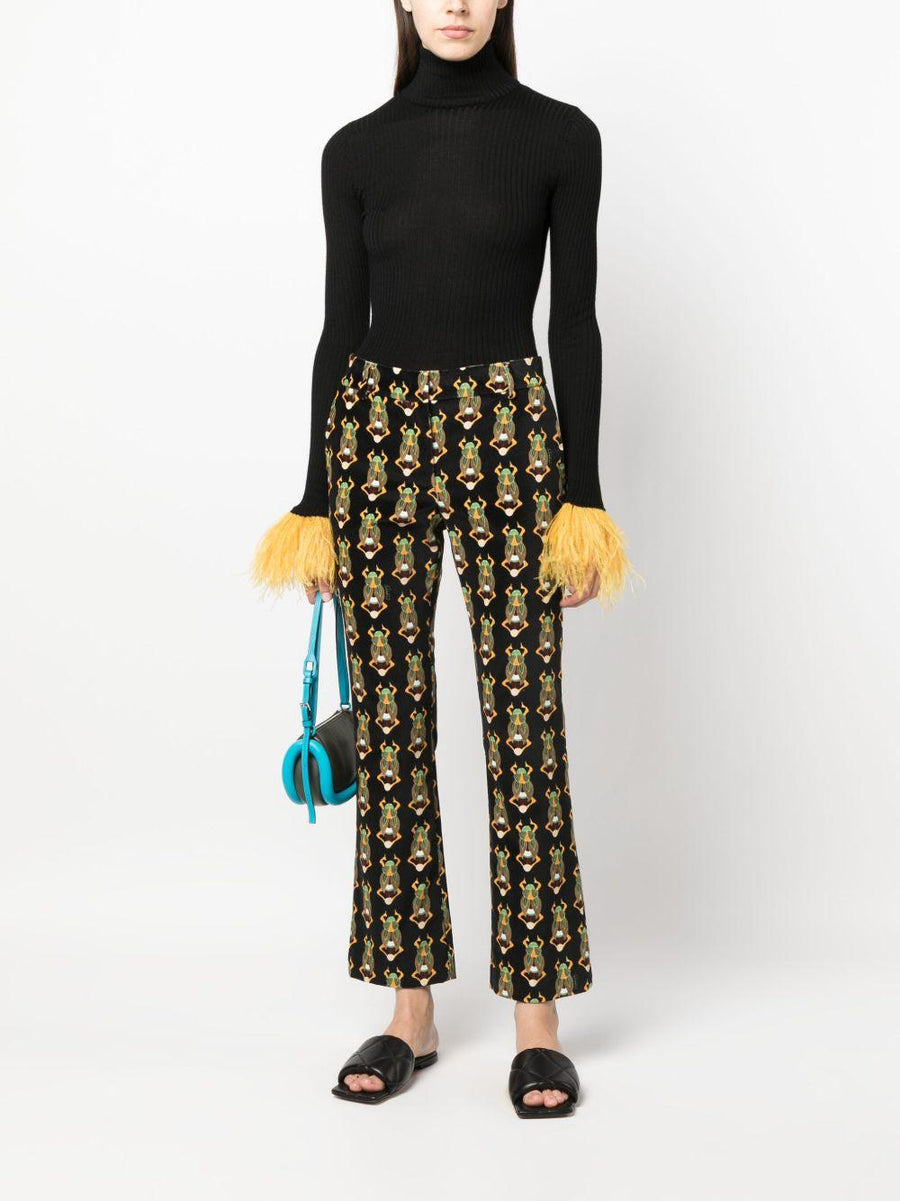 Sweater Black Cashmere-Silk