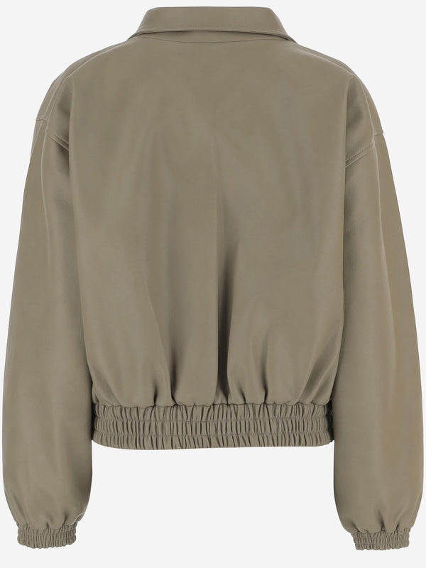 Nylon Jacket Khaki Polyurethane