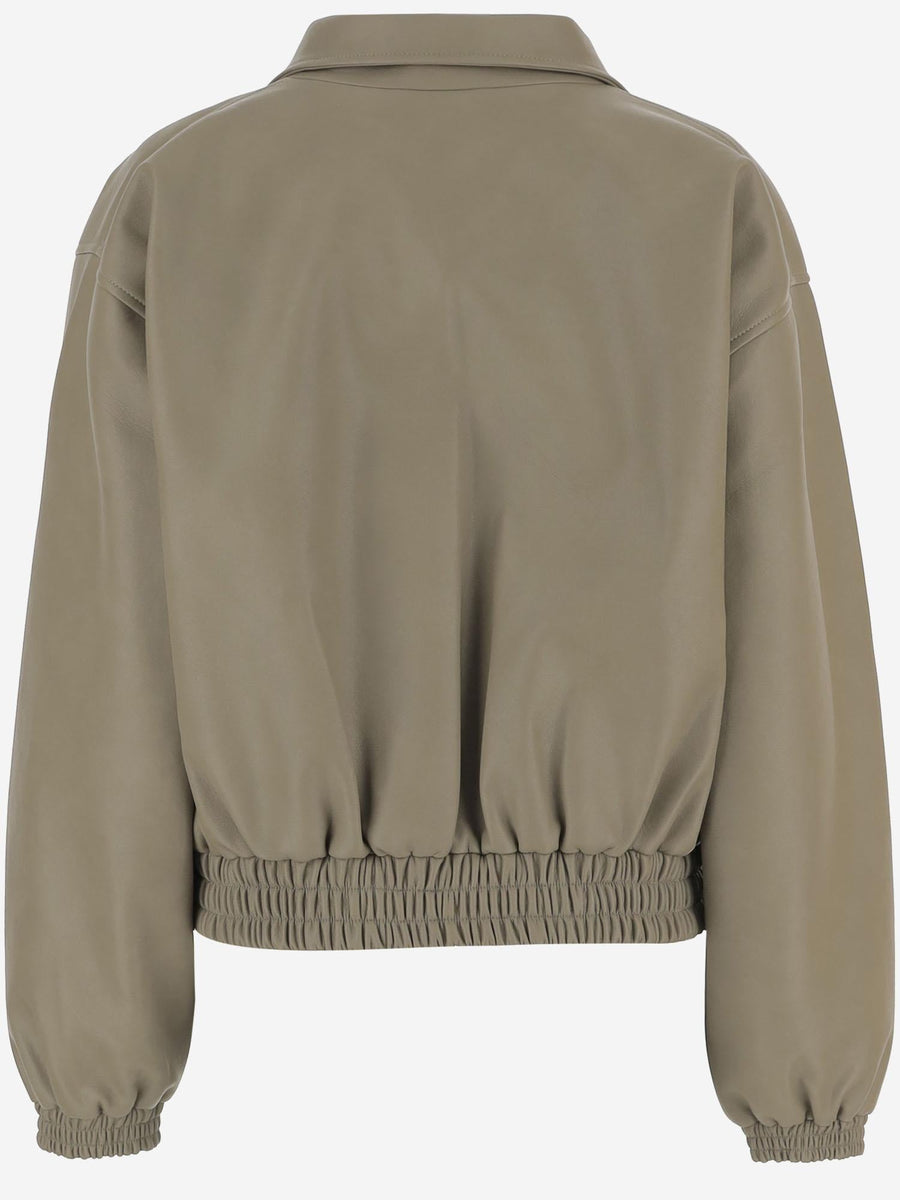 Nylon Jacket Khaki Polyurethane