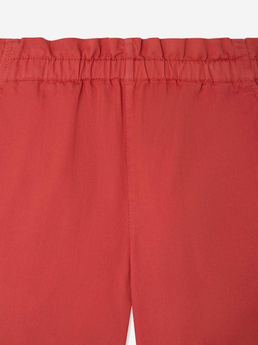 Shorts Leslie Red Organic Cotton