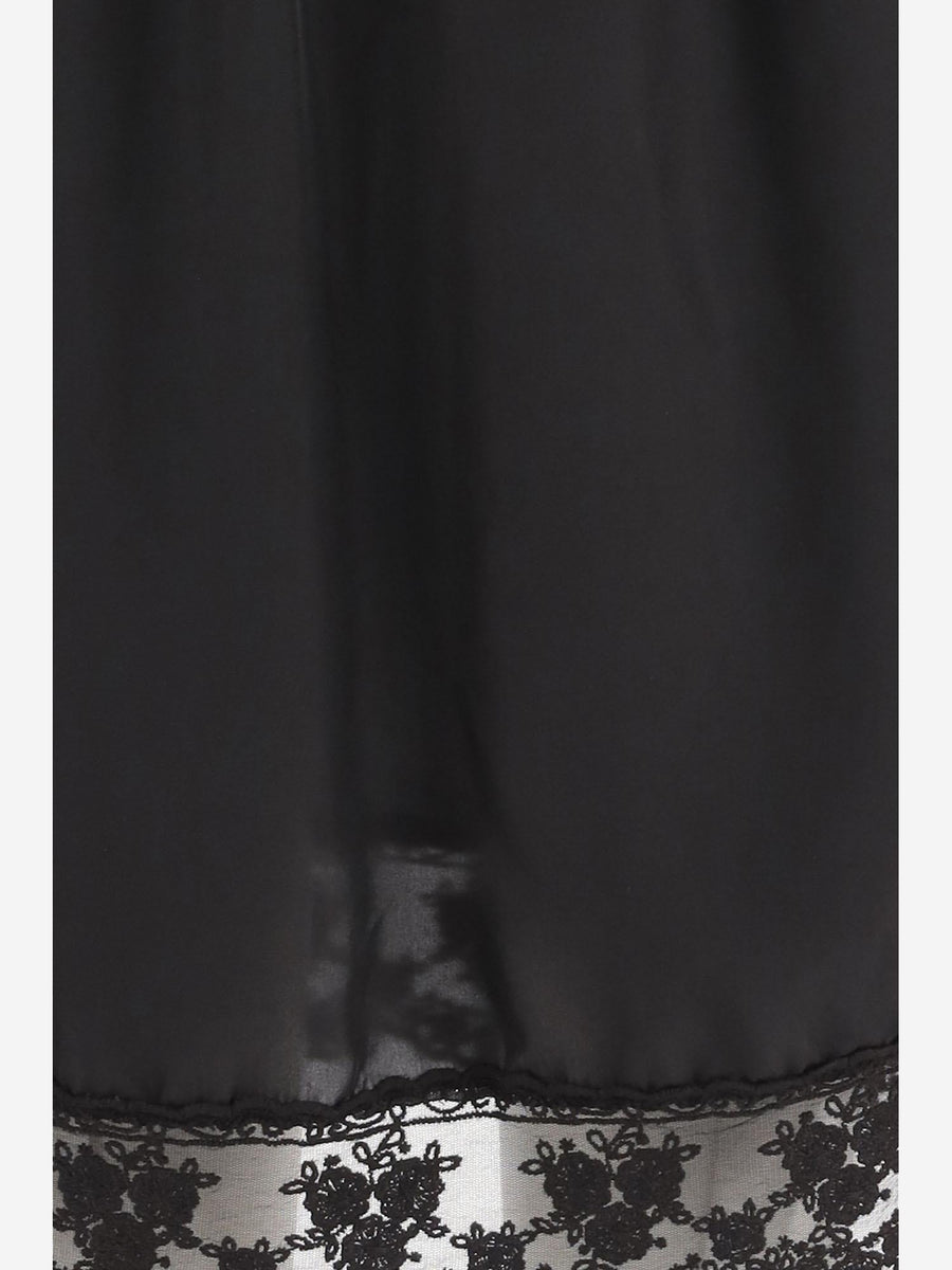Silk Skirt Black
