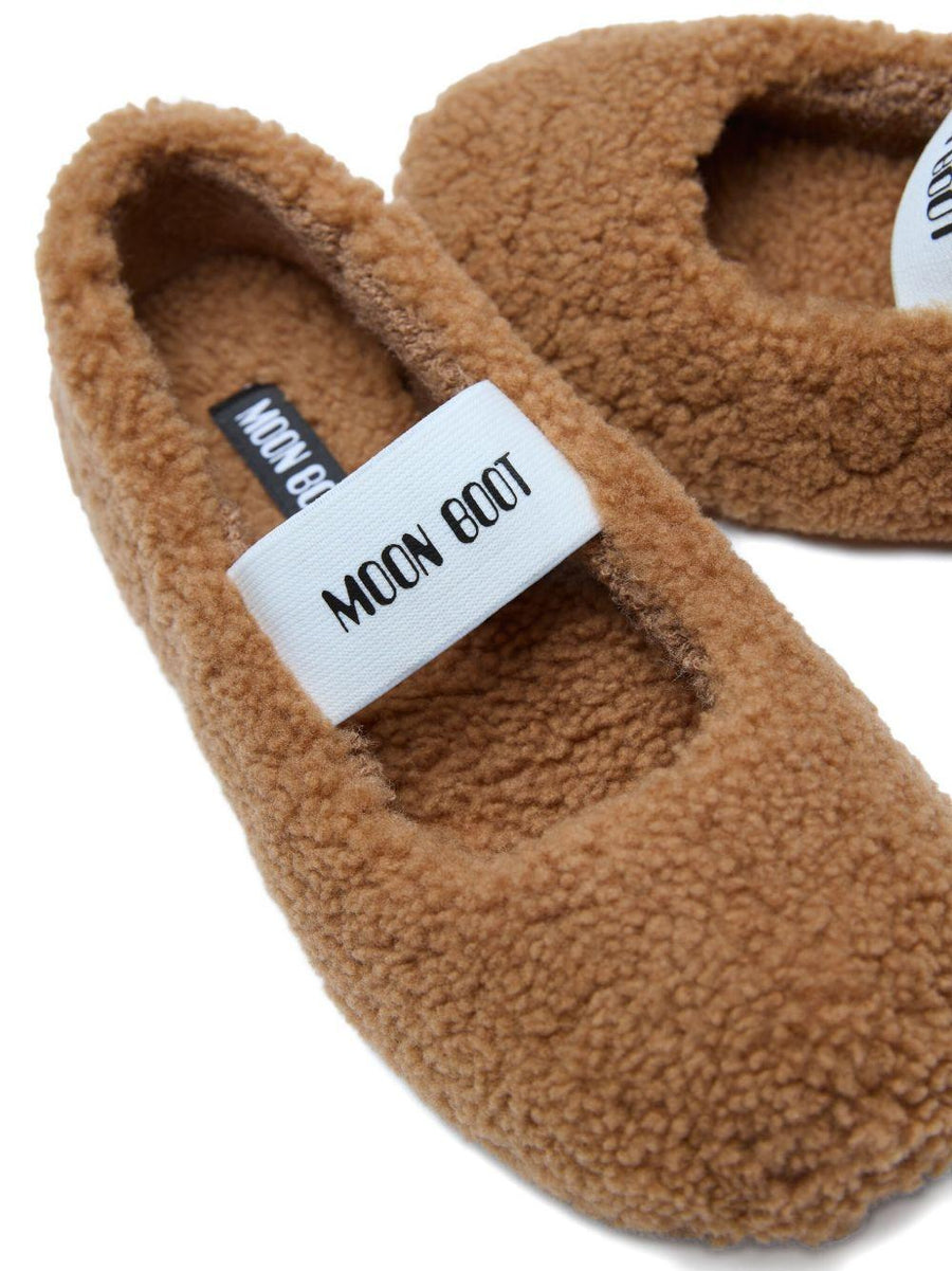 Ballet Flats Brown Leather Ballerina Shoes
